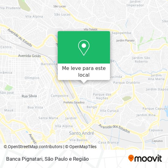Banca Pignatari mapa