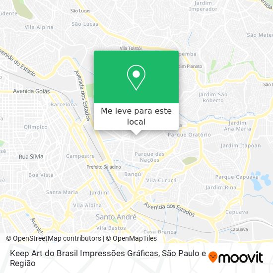 Keep Art do Brasil Impressões Gráficas mapa