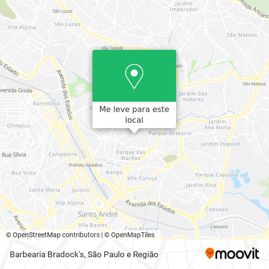 Barbearia Bradock's mapa
