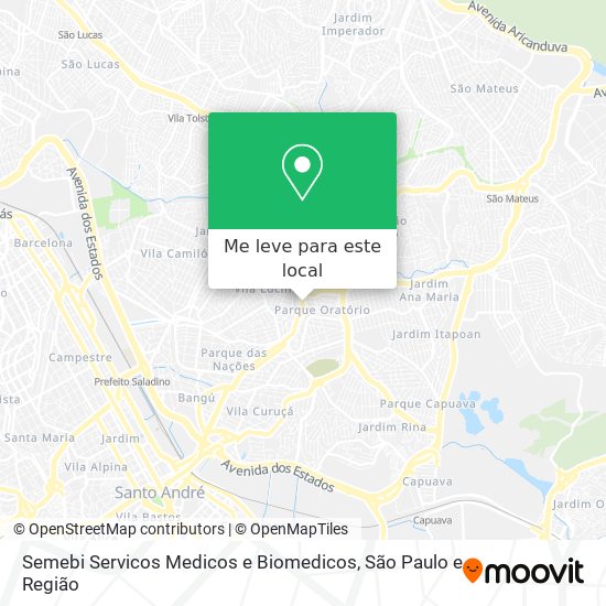 Semebi Servicos Medicos e Biomedicos mapa