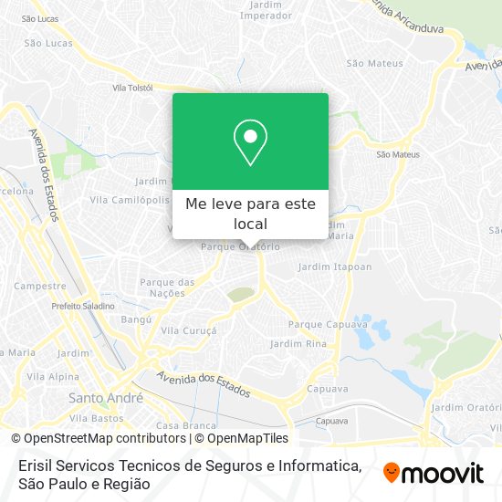 Erisil Servicos Tecnicos de Seguros e Informatica mapa