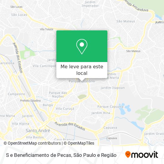 S e Beneficiamento de Pecas mapa