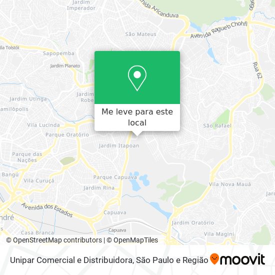 Unipar Comercial e Distribuidora mapa