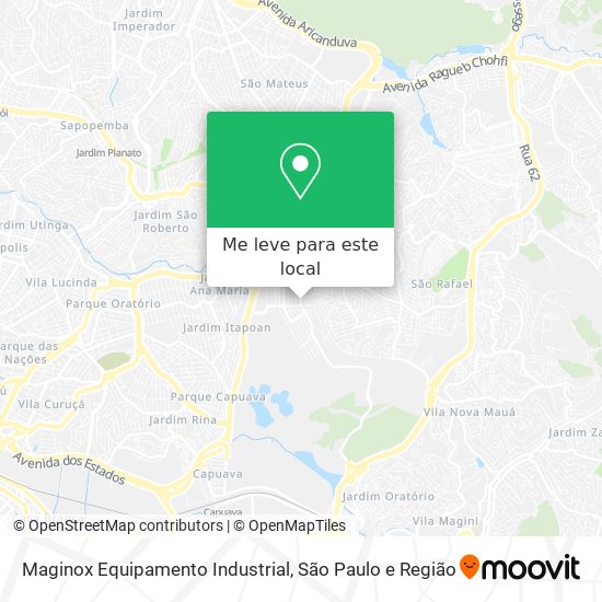 Maginox Equipamento Industrial mapa