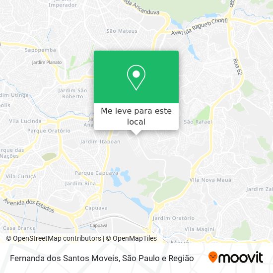 Fernanda dos Santos Moveis mapa