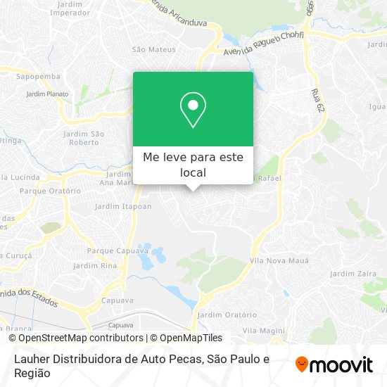 Lauher Distribuidora de Auto Pecas mapa