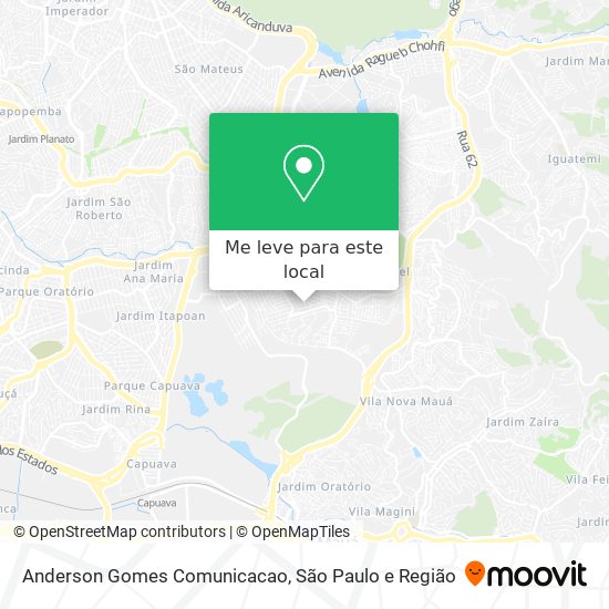 Anderson Gomes Comunicacao mapa