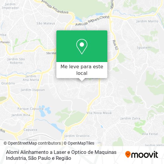 Alomi Alinhamento a Laser e Optico de Maquinas Industria mapa