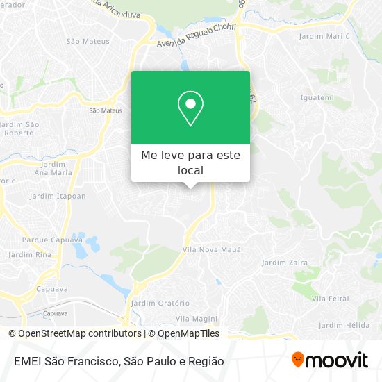 EMEI São Francisco mapa