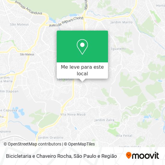 Bicicletaria e Chaveiro Rocha mapa