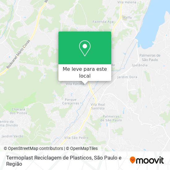 Termoplast Reciclagem de Plasticos mapa