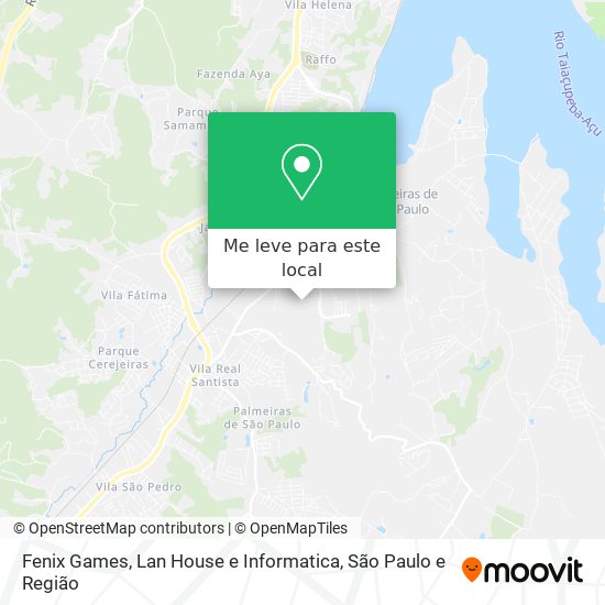 Fenix Games, Lan House e Informatica mapa