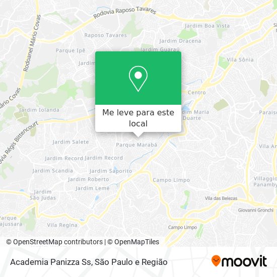 Academia Panizza Ss mapa
