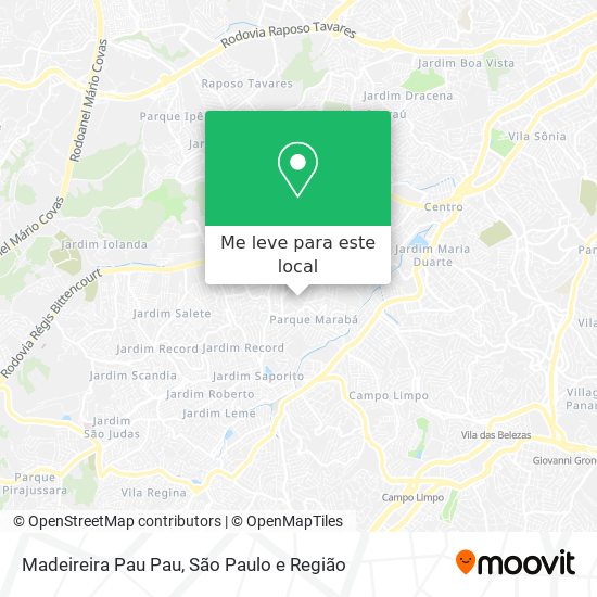 Madeireira Pau Pau mapa