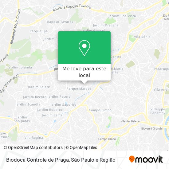 Biodoca Controle de Praga mapa