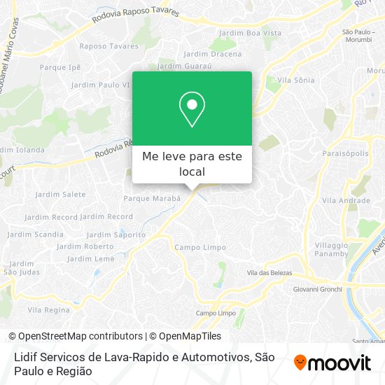 Lidif Servicos de Lava-Rapido e Automotivos mapa