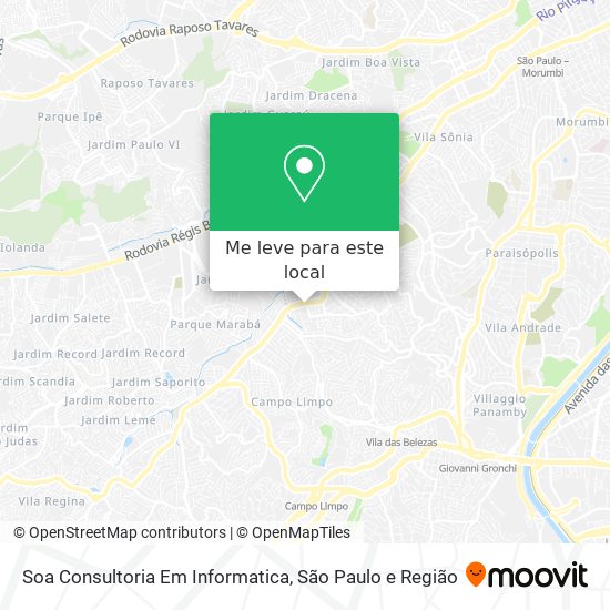 Soa Consultoria Em Informatica mapa