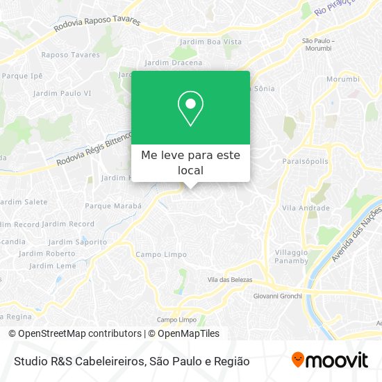 Studio R&S Cabeleireiros mapa