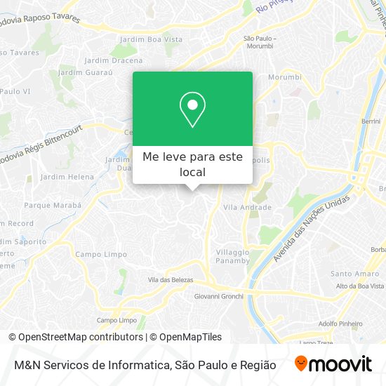 M&N Servicos de Informatica mapa