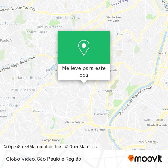 Globo Video mapa