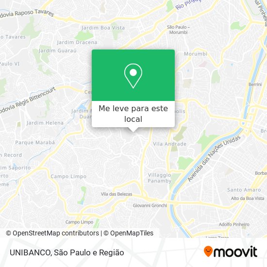 UNIBANCO mapa