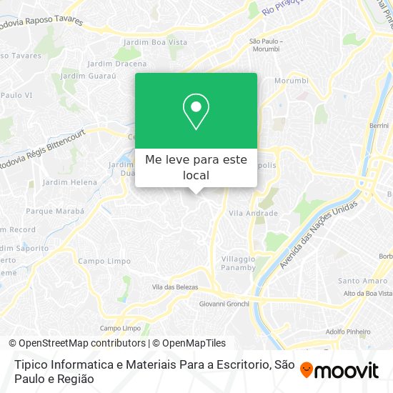 Tipico Informatica e Materiais Para a Escritorio mapa