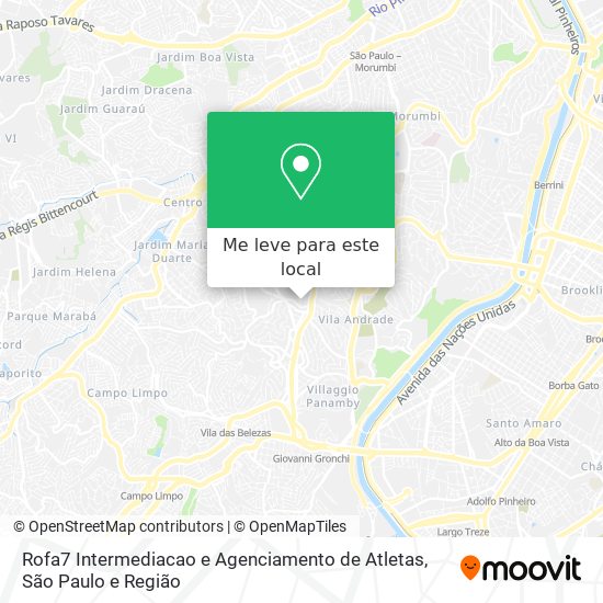 Rofa7 Intermediacao e Agenciamento de Atletas mapa