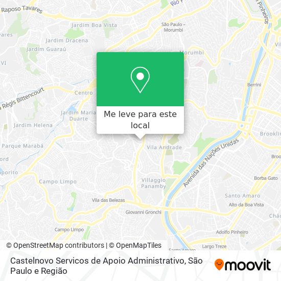 Castelnovo Servicos de Apoio Administrativo mapa