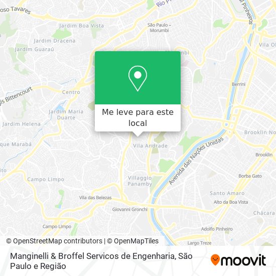 Manginelli & Broffel Servicos de Engenharia mapa