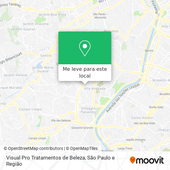 Visual Pro Tratamentos de Beleza mapa