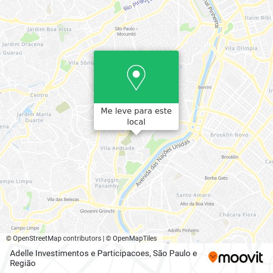 Adelle Investimentos e Participacoes mapa