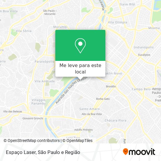 Espaço Laser mapa