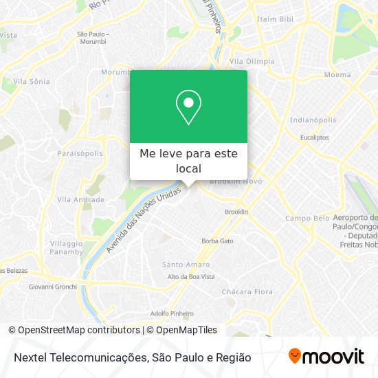 Nextel Telecomunicações mapa