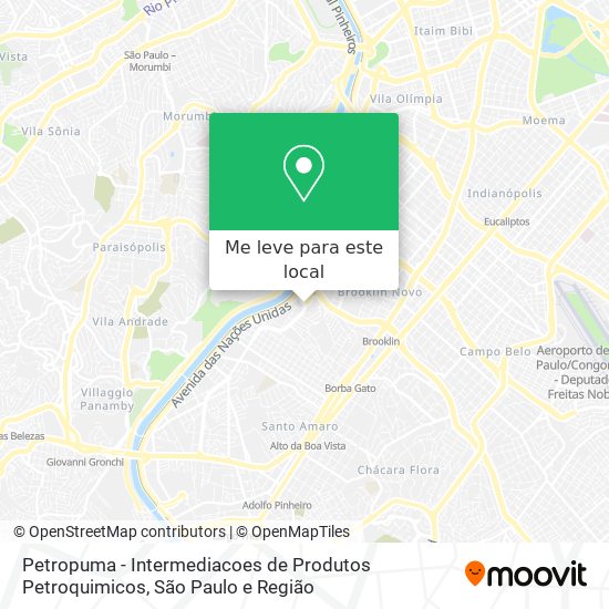 Petropuma - Intermediacoes de Produtos Petroquimicos mapa