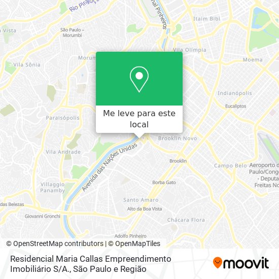 Residencial Maria Callas Empreendimento Imobiliário S / A. mapa