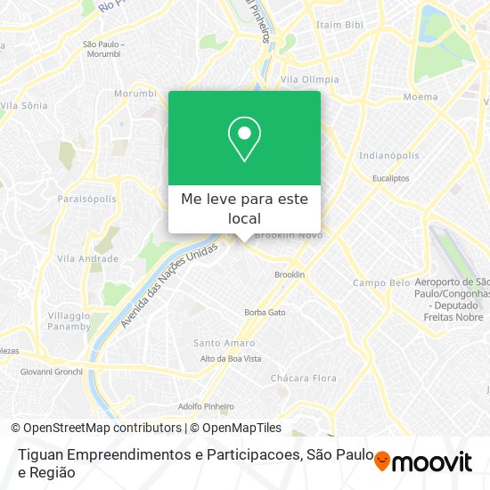 Tiguan Empreendimentos e Participacoes mapa