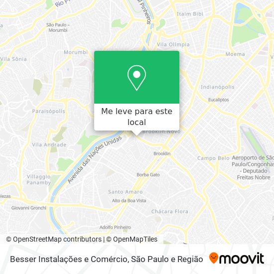 Besser Instalações e Comércio mapa