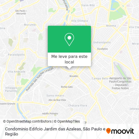 Condominio Edifcio Jardim das Azaleas mapa