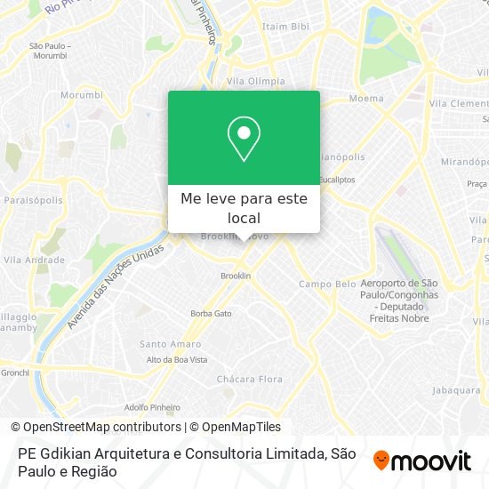 PE Gdikian Arquitetura e Consultoria Limitada mapa