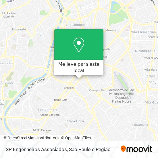 SP Engenheiros Associados mapa