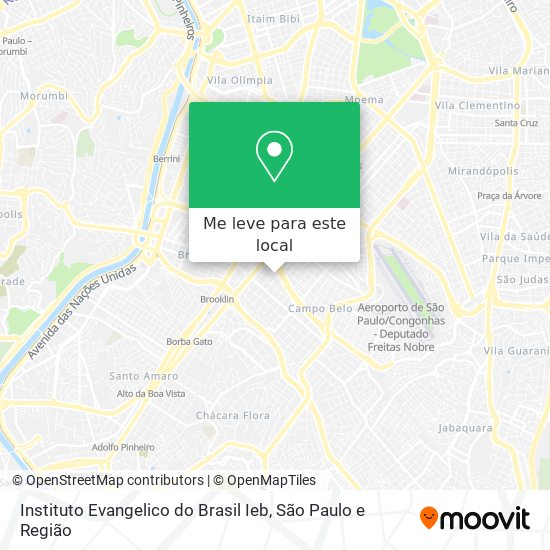 Instituto Evangelico do Brasil Ieb mapa