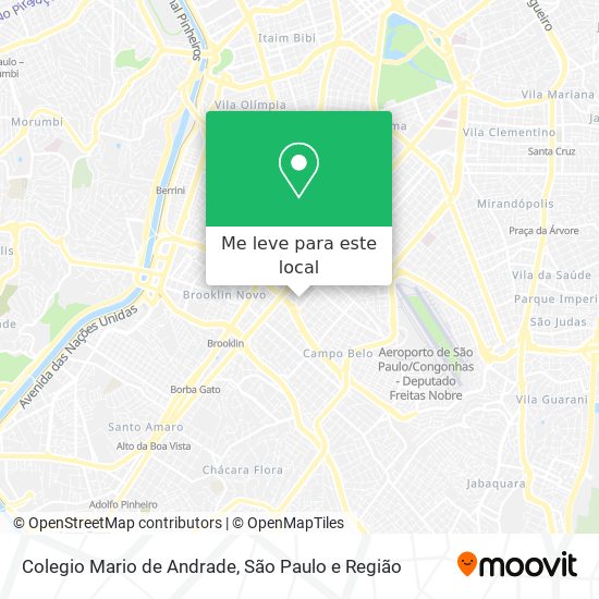 Colegio Mario de Andrade mapa