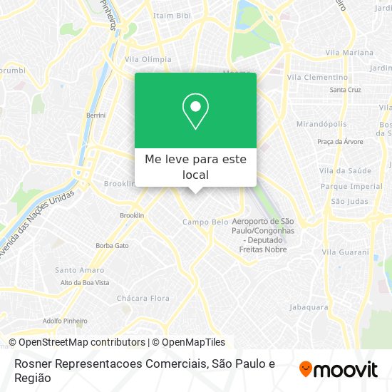 Rosner Representacoes Comerciais mapa