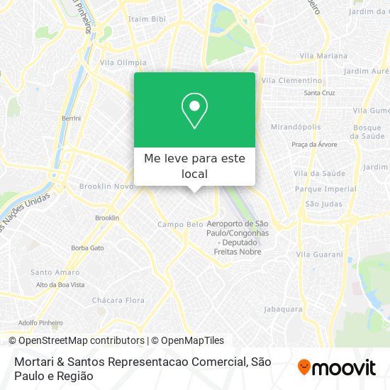 Mortari & Santos Representacao Comercial mapa
