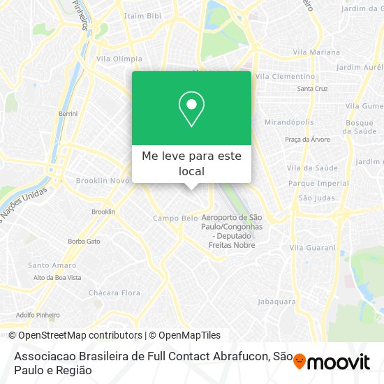Associacao Brasileira de Full Contact Abrafucon mapa
