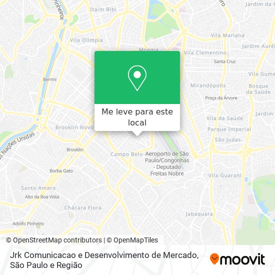 Jrk Comunicacao e Desenvolvimento de Mercado mapa