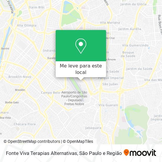 Fonte Viva Terapias Alternativas mapa