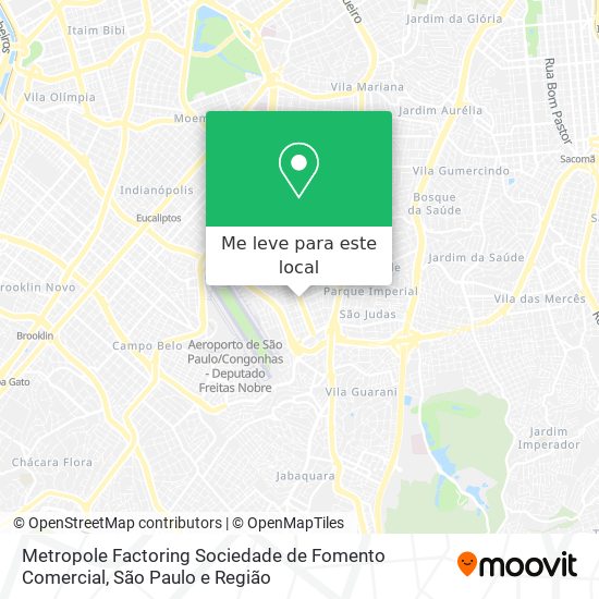 Metropole Factoring Sociedade de Fomento Comercial mapa