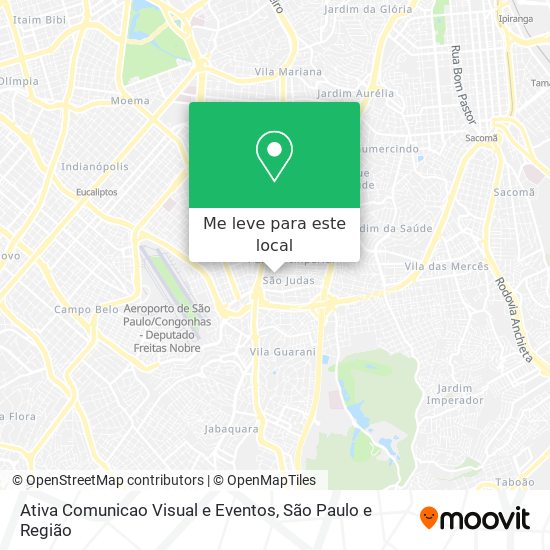 Ativa Comunicao Visual e Eventos mapa