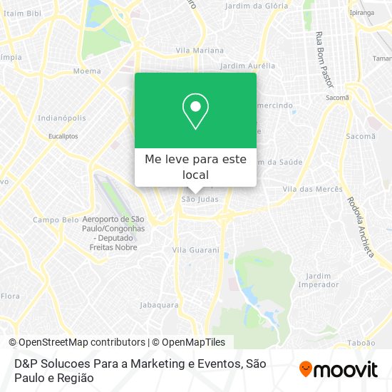 D&P Solucoes Para a Marketing e Eventos mapa